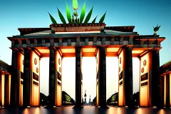 Hanf Cannabis Brandenburger Tor