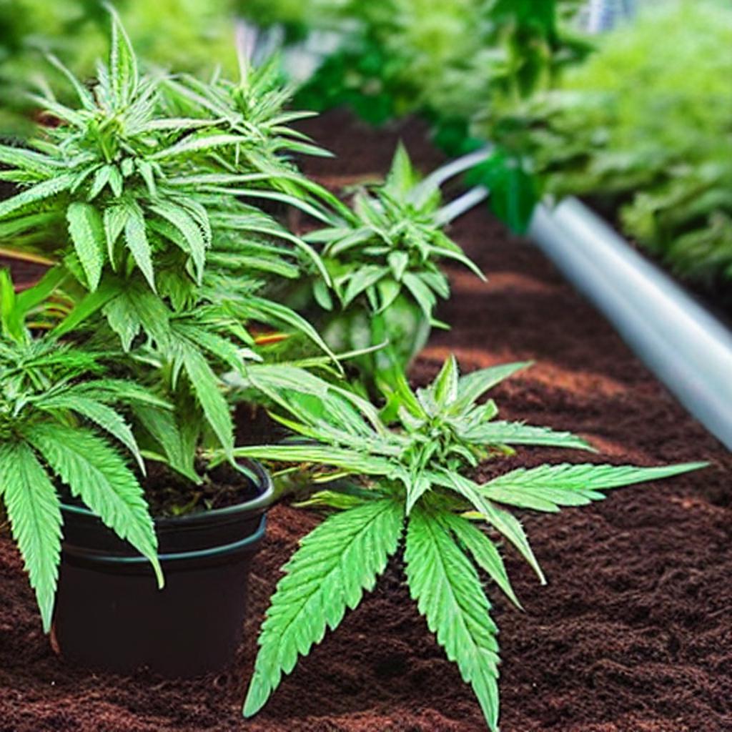 Bewässerung Cannabis outdoor
