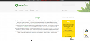 Bewertungen für CBD Blüten-de Onlineshop