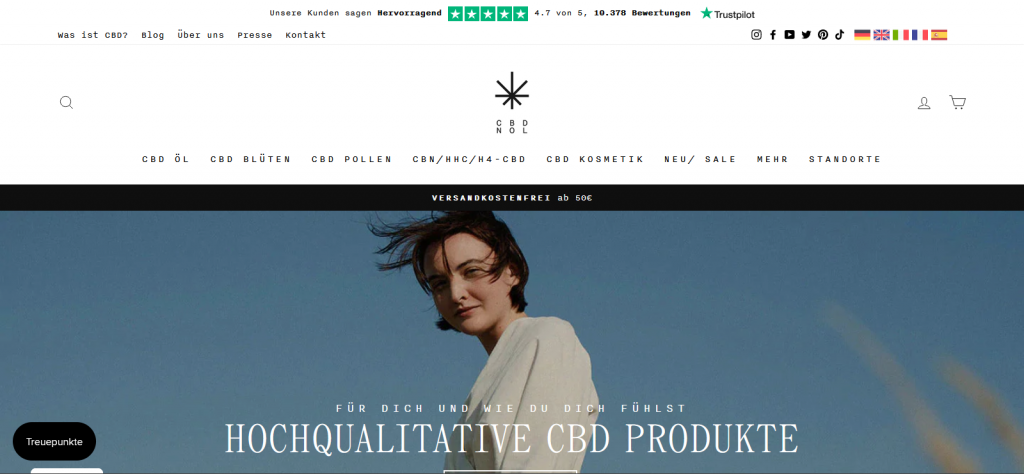 Bewertungen für CBDnol Shop