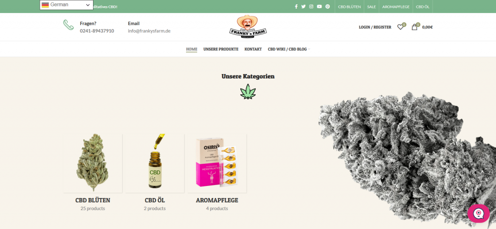 Bewertungen für Frankysfarm CBD Erfahrungen