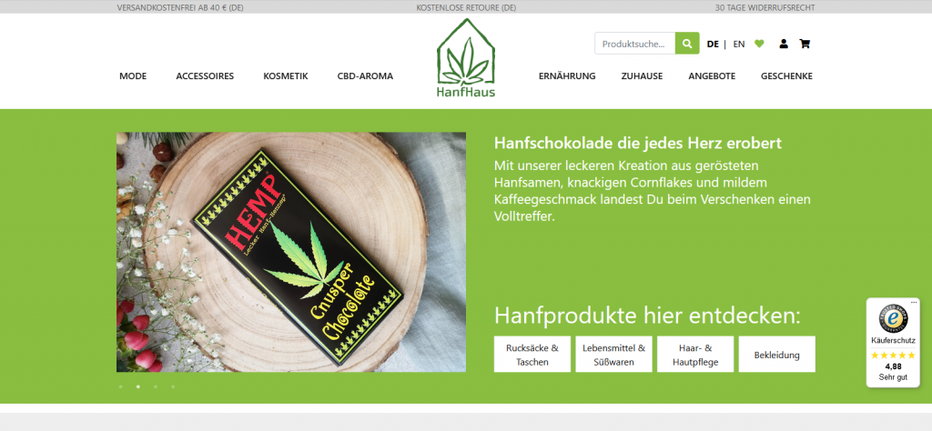 Bewertungen für Hanf Haus