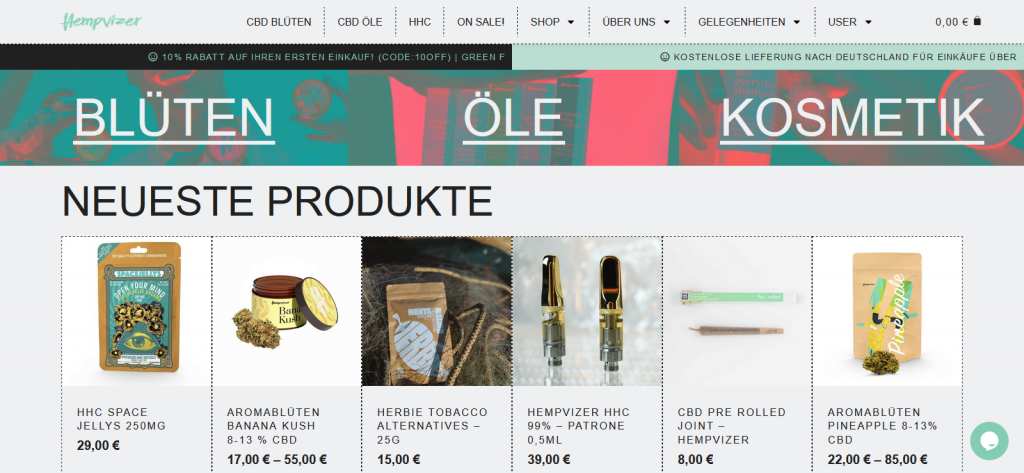 Bewertungen Hempvizer CBD Shop
