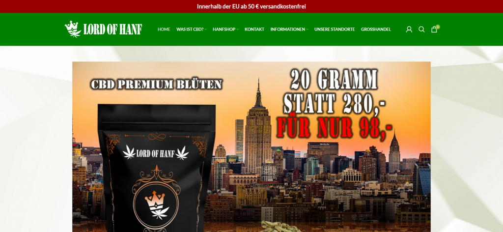 Bewertungen für Lord of Hanf