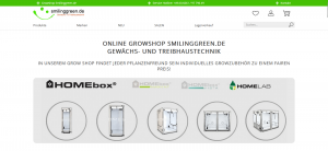 Bewertungen für Online Growshop Smilinggreen