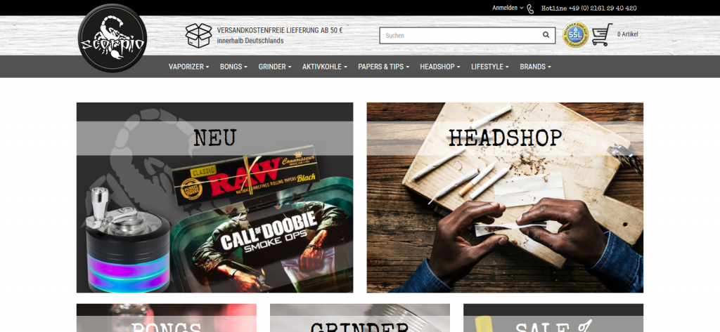 Bewertungen für Scorpio Shop