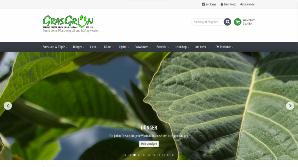 Grasgrün Growshop Berlin Bewertungen - Erfahrungen