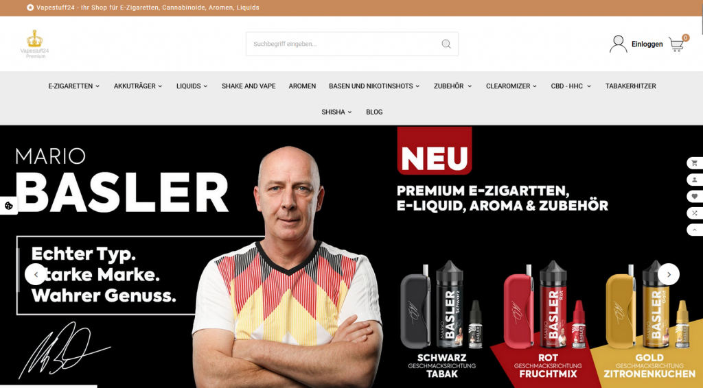 Erfahrungen und Bewertungen für Vapestuff24